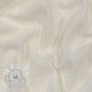 Tissu coton SLUB WASHED ecru