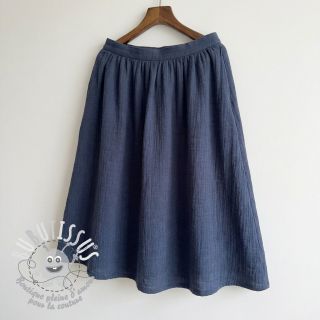 Tissu coton SLUB WASHED jeans