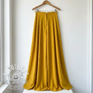 Tissu coton SLUB WASHED ochre