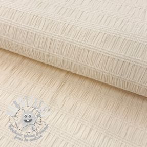 Viscose CHENILLE JACQUARD ecru