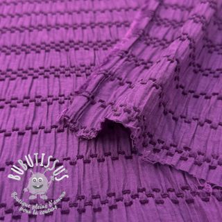 Viscose CHENILLE JACQUARD cerise