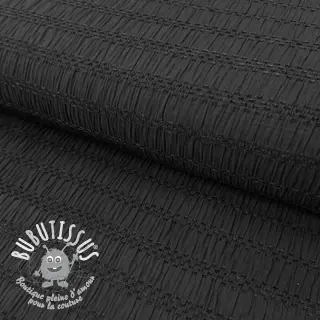 Viscose CHENILLE JACQUARD black