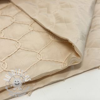 Tissu matelassé Cord off white