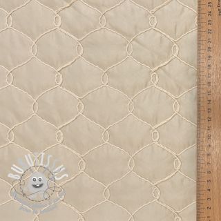 Tissu matelassé Cord off white