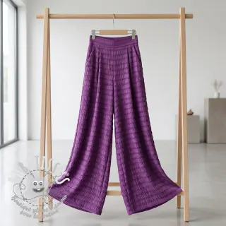 Viscose CHENILLE JACQUARD cerise