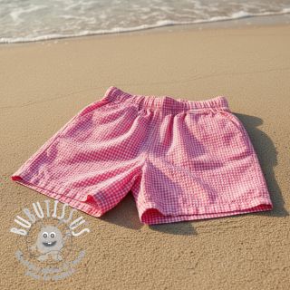 Tissu coton YARN DYED NEON SMALL Checks pink