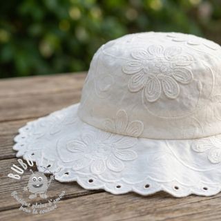 Tissu coton EMBROIDERY Bellagio off white