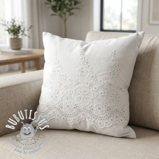 Tissu coton EMBROIDERY Leon border