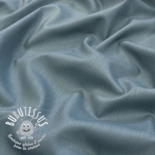 Tissu coton-viscose petrol