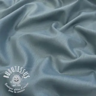 Tissu coton-viscose petrol