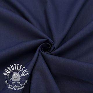 Tissu coton-viscose navy
