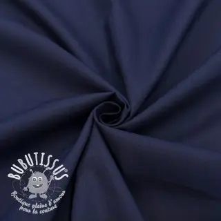 Tissu coton-viscose navy