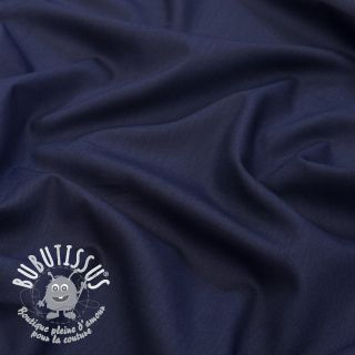 Tissu coton-viscose navy