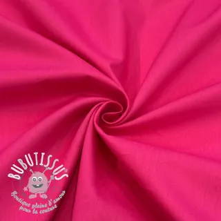 Tissu coton-viscose fuchsia