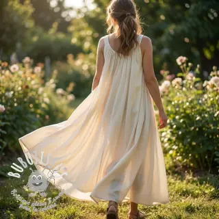 Tissu coton-viscose SIMPLY NATURAL