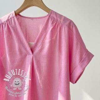 Tissu coton-viscose light pink