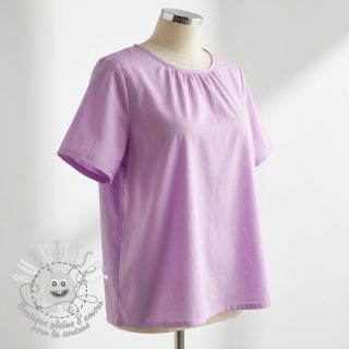 Tissu coton-viscose lilac
