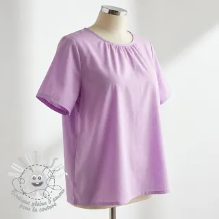 Tissu coton-viscose lilac
