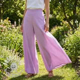 Tissu coton-viscose lilac