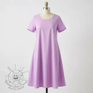 Tissu coton-viscose lilac