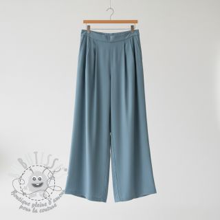 Tissu coton-viscose petrol