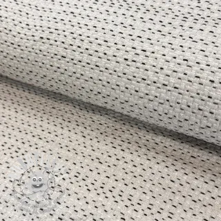 Tissu déco PIQUE Khanta ecru