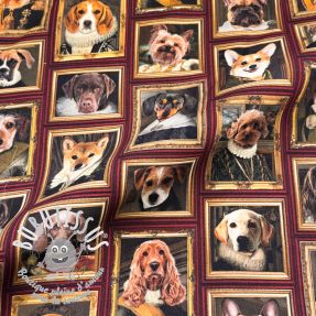 Tissu déco Dogs golden age digital print