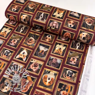 Tissu déco Dogs golden age digital print
