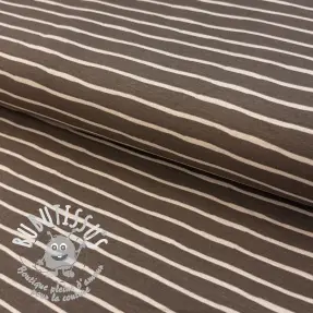 Jersey Stripes taupe