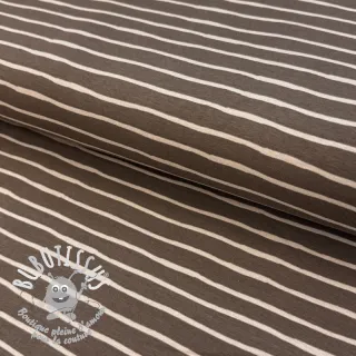 Jersey Stripes taupe
