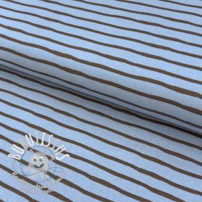 Jersey Stripes dusty blue