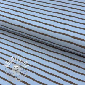 Jersey Stripes dusty blue