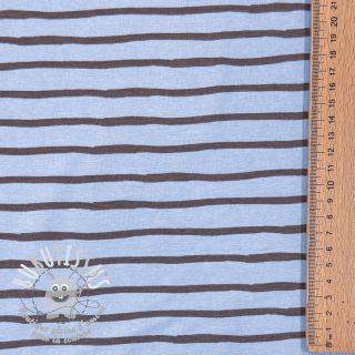 Jersey Stripes dusty blue