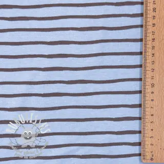Jersey Stripes dusty blue