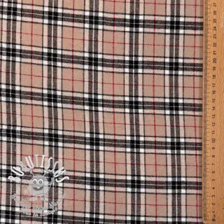 Tissu coton LIGHT FLANNEL Check design F