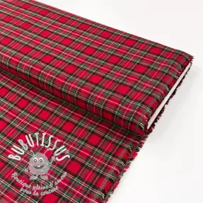Tissu coton LIGHT FLANNEL Check design G