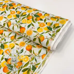 Viscose RAYON POPLIN Fruity design D