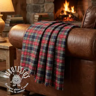 Tissu coton LIGHT FLANNEL Check design C