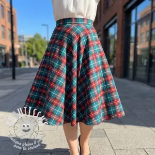 Tissu coton LIGHT FLANNEL Check design E