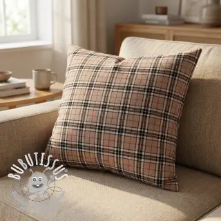 Tissu coton LIGHT FLANNEL Check design F