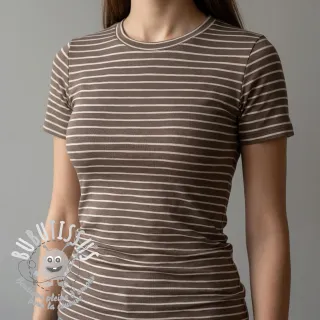 Jersey Stripes taupe