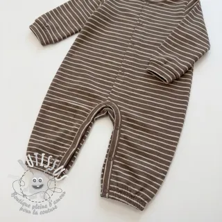 Jersey Stripes taupe