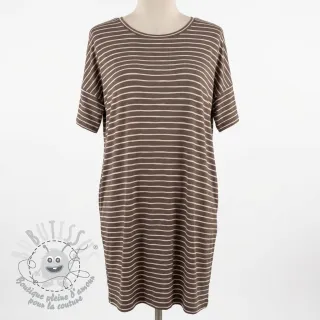 Jersey Stripes taupe
