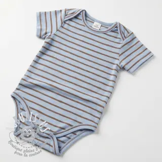 Jersey Stripes dusty blue