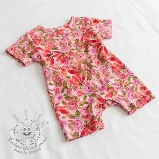 Viscose RAYON POPLIN Printed Rosie design A