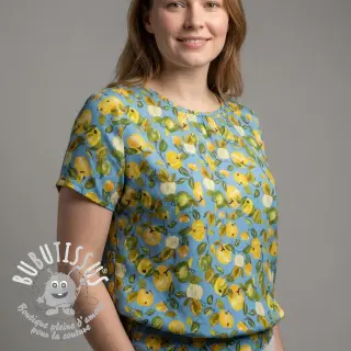 Viscose RAYON POPLIN Fruity design A