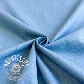 Tissu coton JEANS Chambre light jeans
