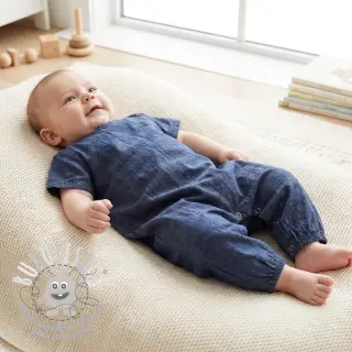 Tissu coton JEANS Chambre dark blue