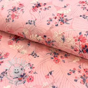 Tissu en coton avec un mélange Burny lovely pink