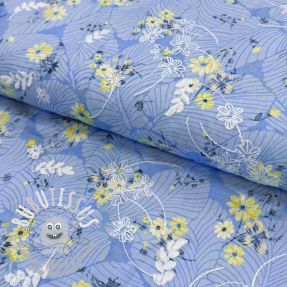 Tissu en coton avec un mélange Burny lovely blue